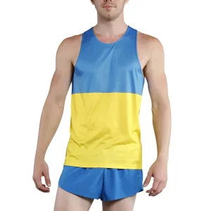 Men's Competitor Lite Printed Singlet [U-Z] - Ukraine