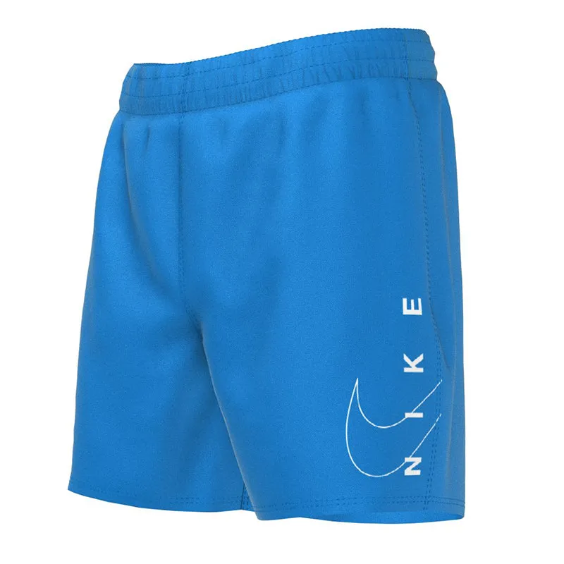 Nike - Boys Split Logo Lap 4" Volley Short (Photo Blue)