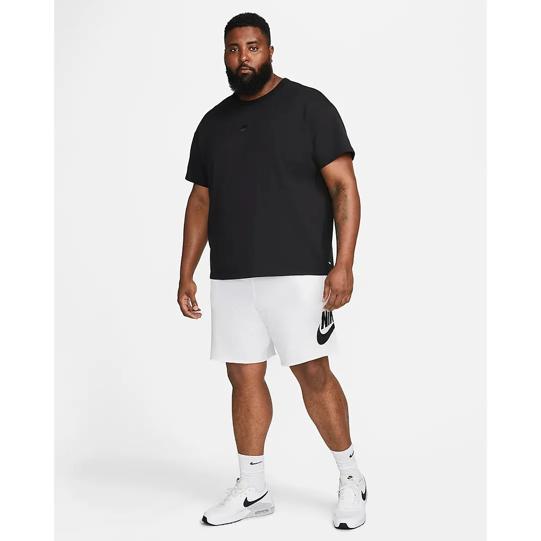 Nike Men's Club Alumni Shorts - White / Black