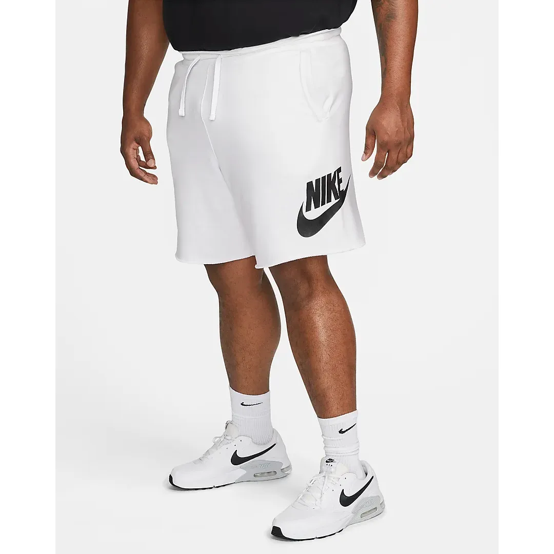 Nike Men's Club Alumni Shorts - White / Black