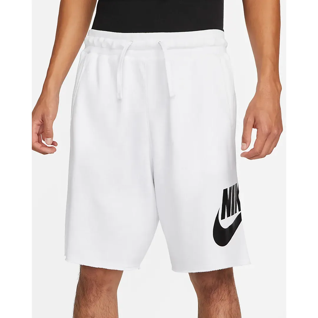 Nike Men's Club Alumni Shorts - White / Black