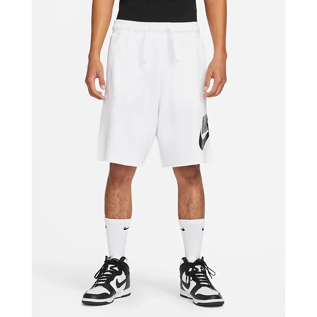 Nike Men's Club Alumni Shorts - White / Black