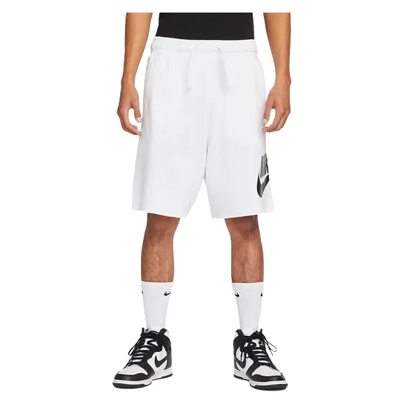 Nike Men's Club Alumni Shorts - White / Black