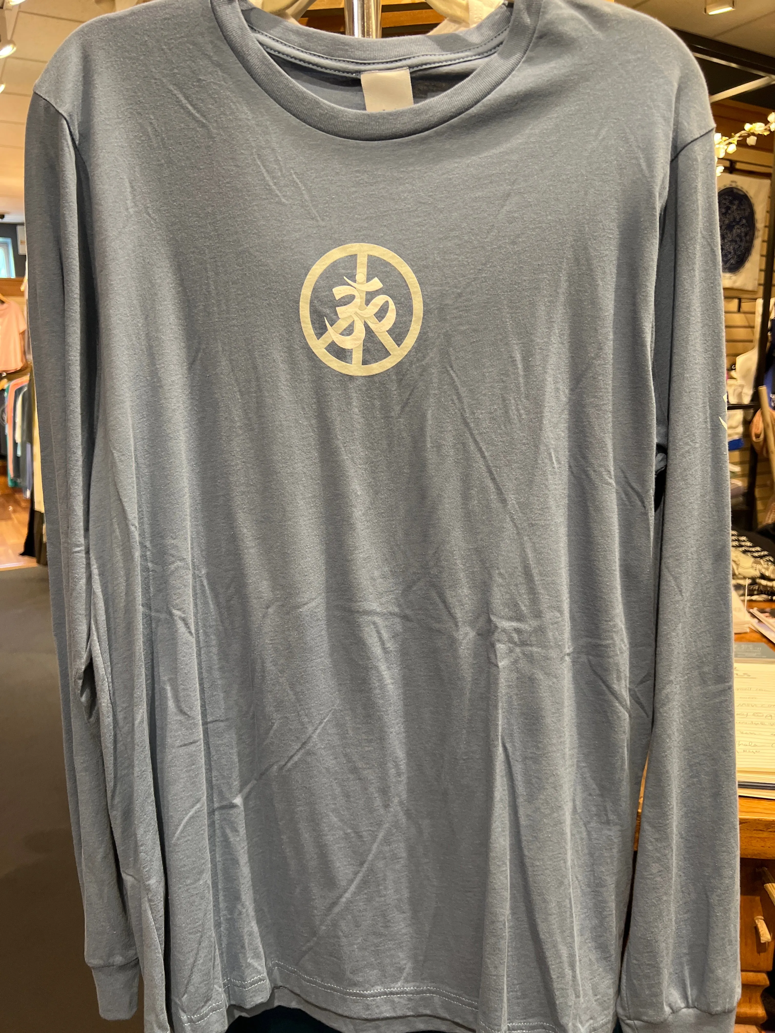 OM Peace Mens Long Sleeve Tee