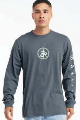 OM Peace Mens Long Sleeve Tee