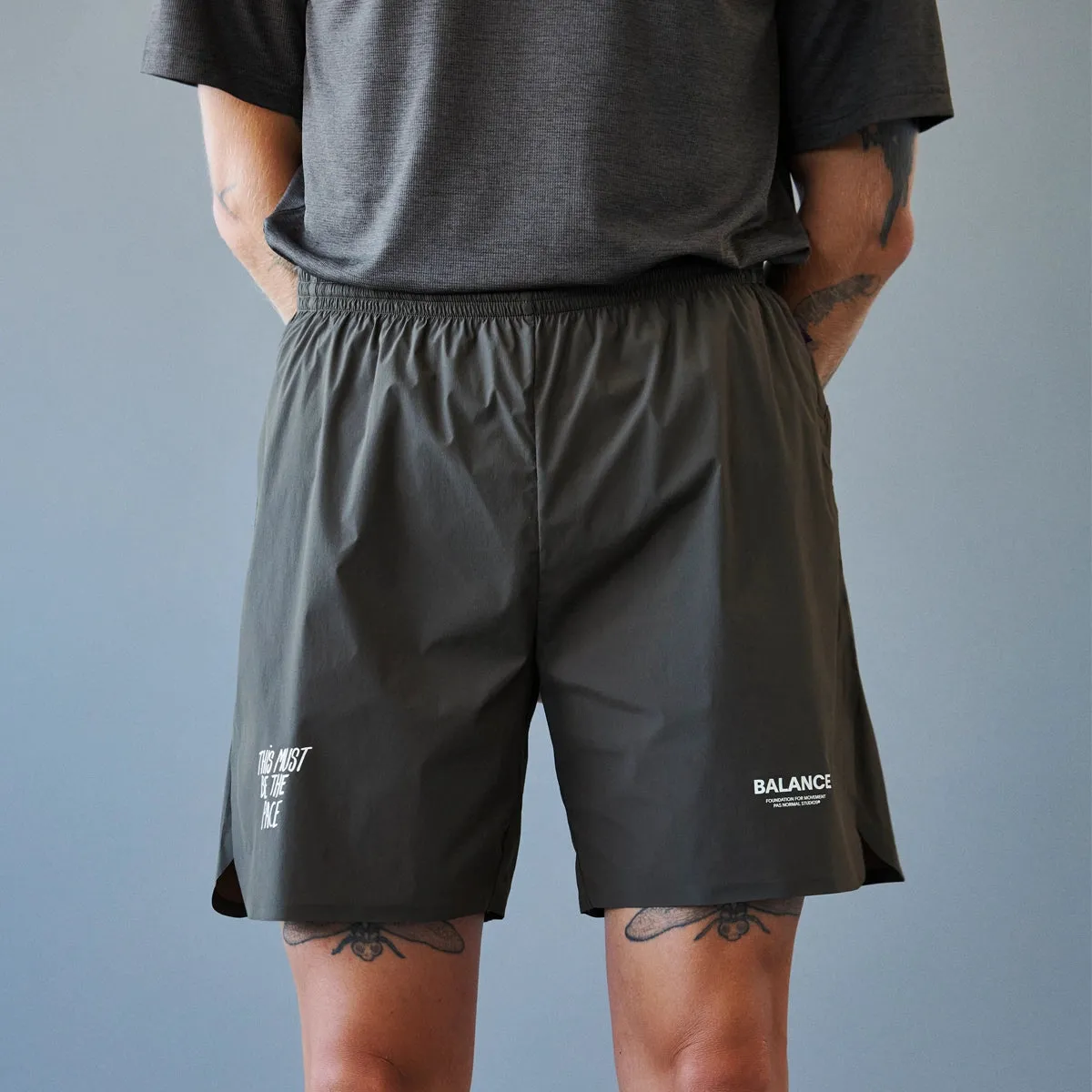 PAS NORMAL STUDIOS Balance Shorts - Dusty Brown