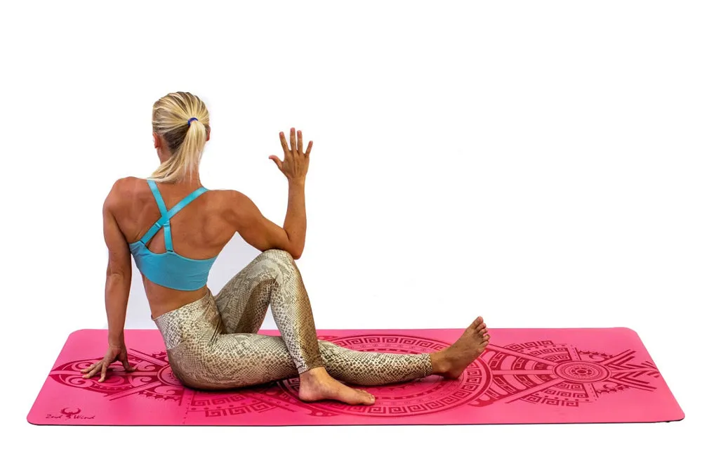 Sticky Yoga Mat - Flamingo Pink