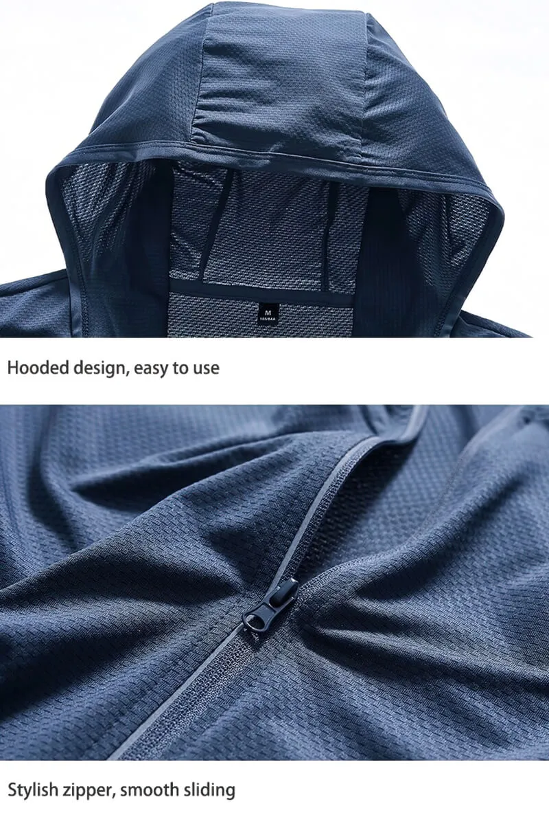 Stylish Light Windbreaker with Thumb Holes for Men - SF0158