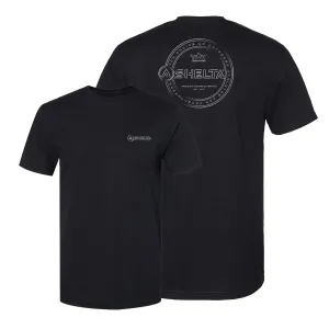 The Shelta S/S Premium Logo in Pitch Black