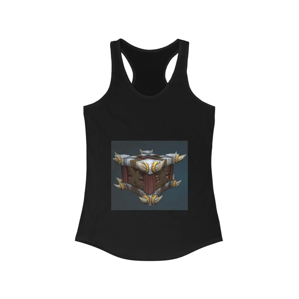 Vicious War Raptor Crate Women's Ideal Racerback Tank