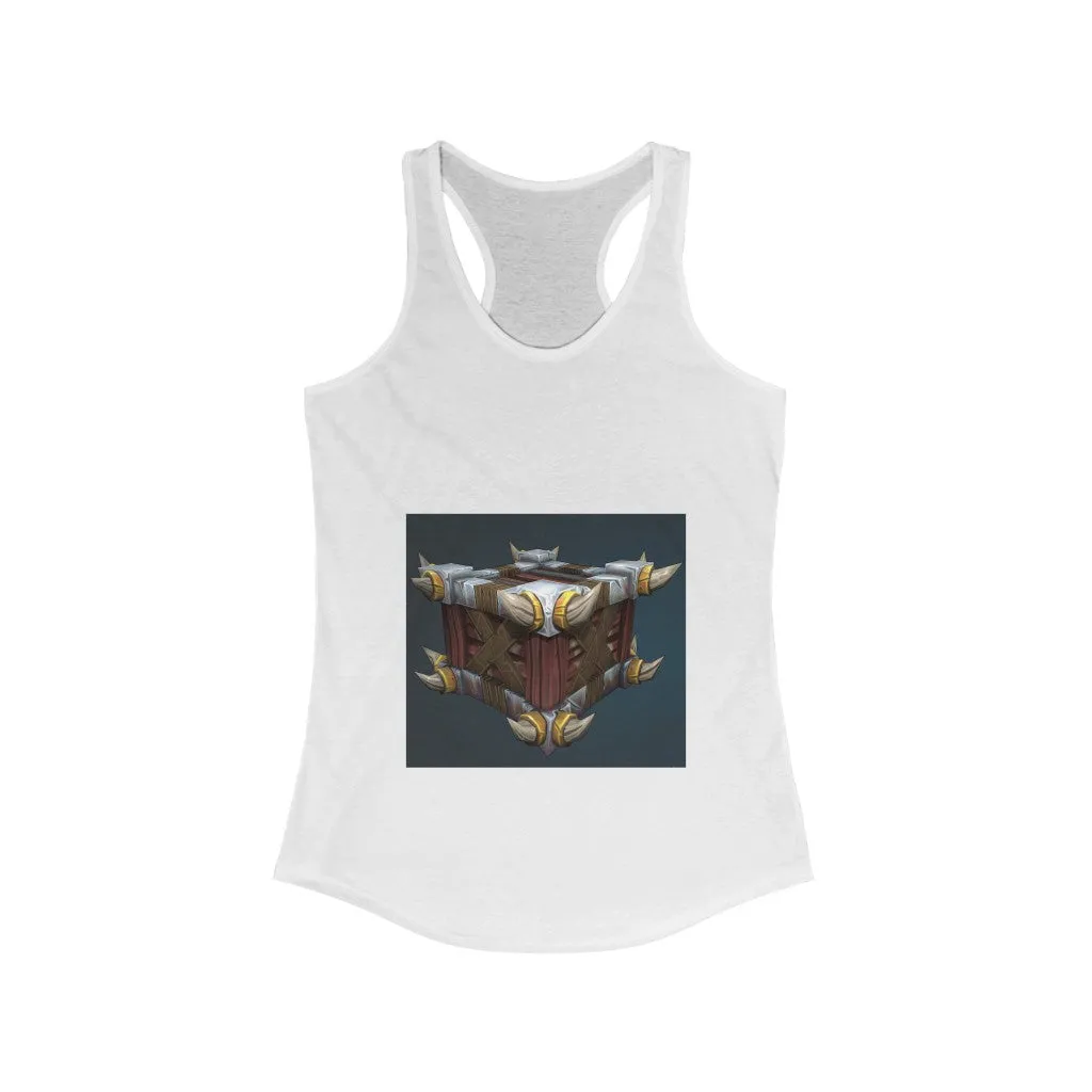 Vicious War Raptor Crate Women's Ideal Racerback Tank