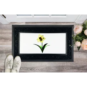 Yellow Flower Sublimation Heavy Duty Door Mat