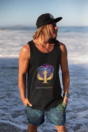 Yoga Spiritual Meditation Unisex Tank Top – Reflection 666 Angel Number