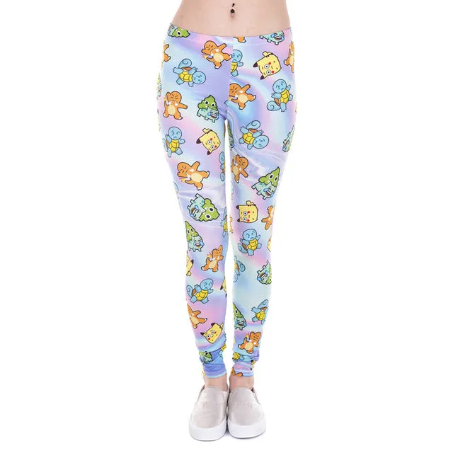 Zohra Brand New Fashion Women Leggings Unicorn And Sweets Printing leggins Fitness legging Sexy High waist Woman pants